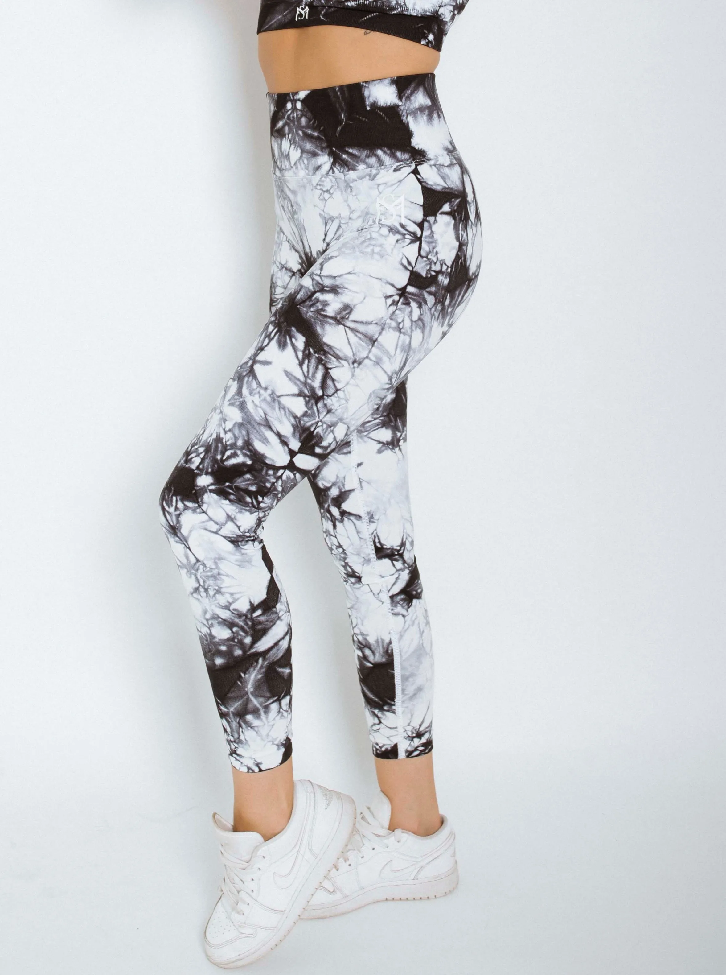 Marble 2.0 Black/white Leggings