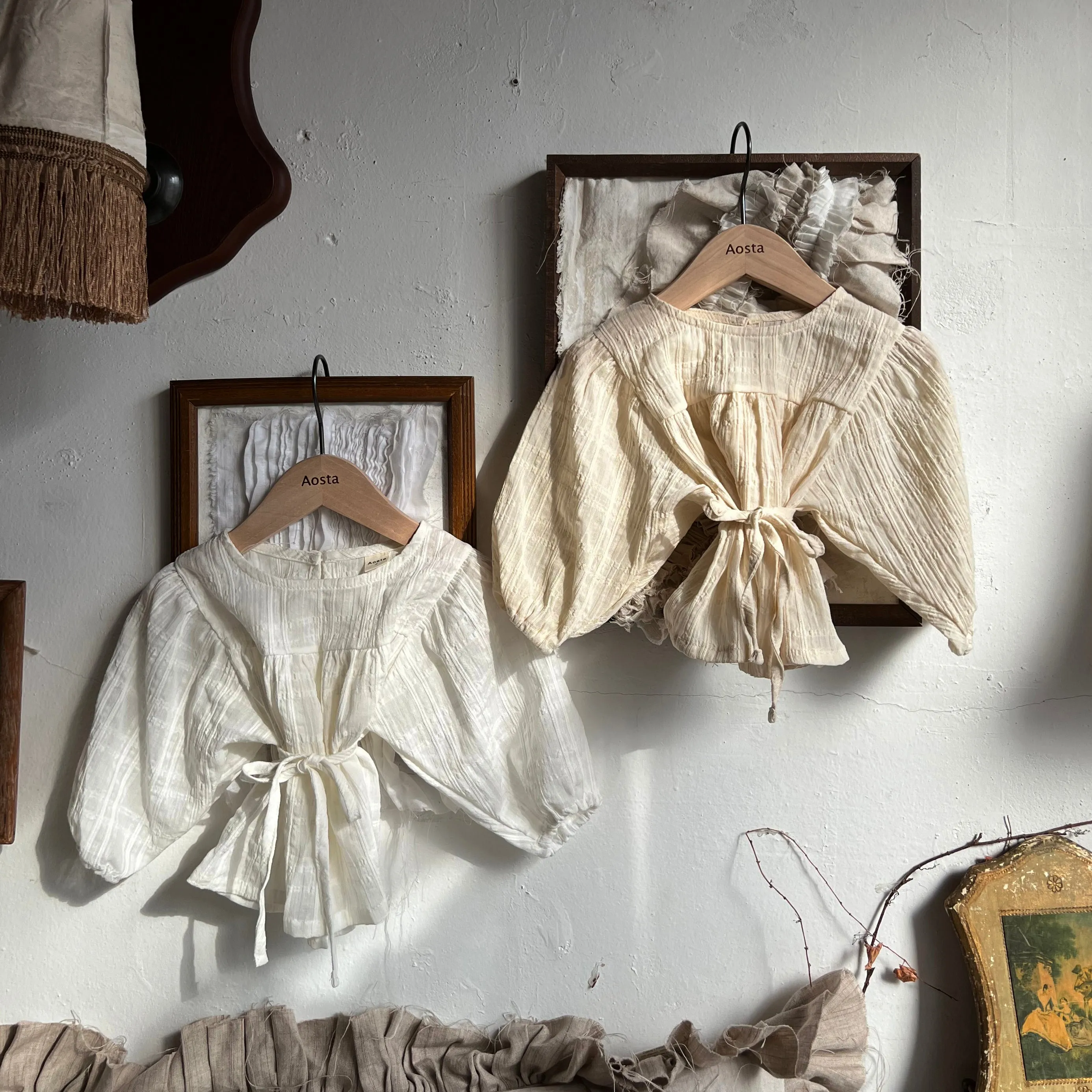 Mariett Blouse - Beige (Mommy   Me)