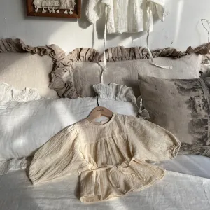 Mariett Blouse - Beige (Mommy   Me)
