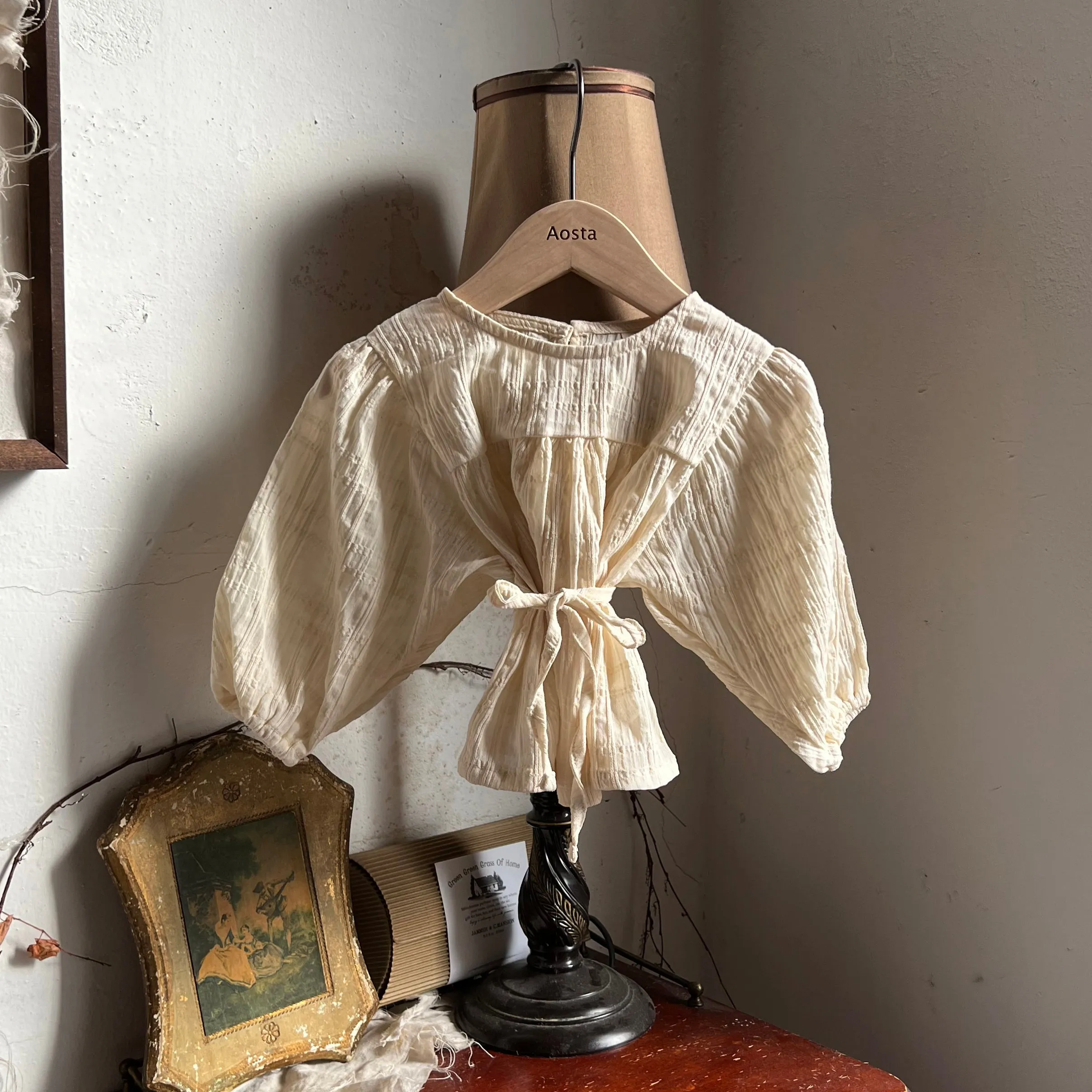 Mariett Blouse - Beige (Mommy   Me)