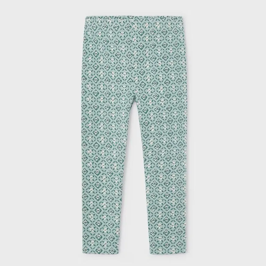 Mayoral Girls Jade Print Leggings 4704