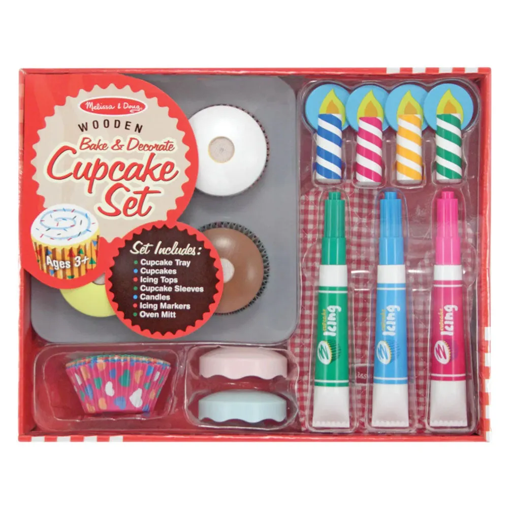 Melissa and Doug - Bake and Decorate Cupcake Set