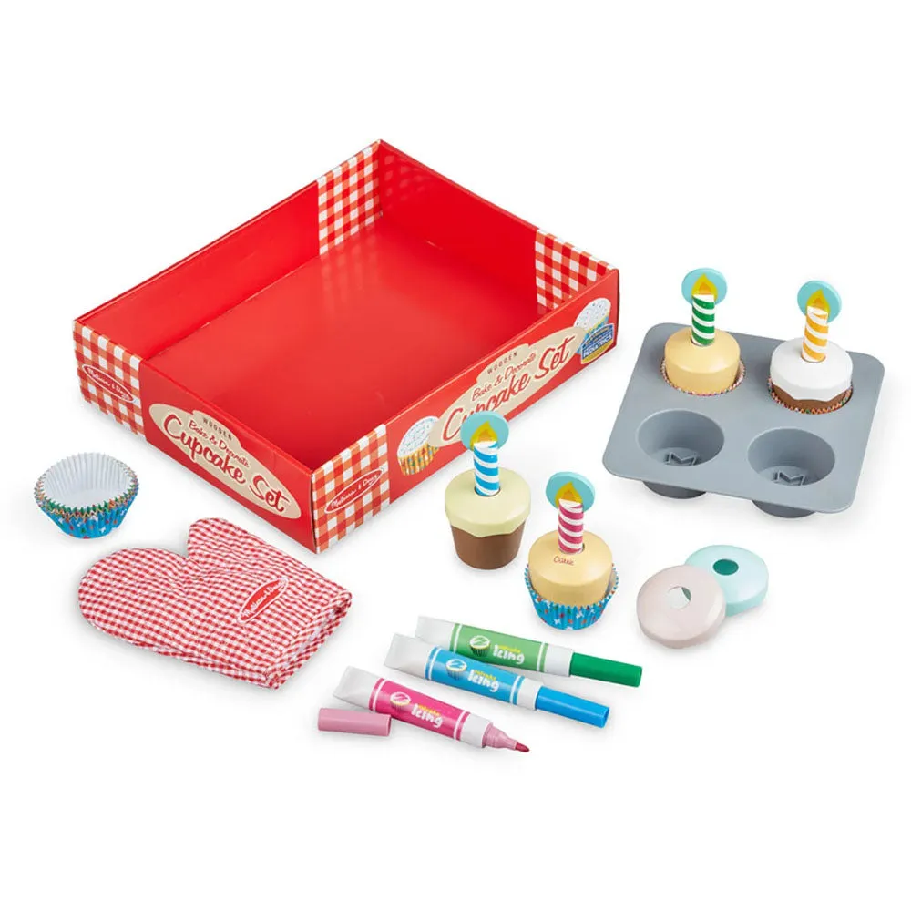 Melissa and Doug - Bake and Decorate Cupcake Set