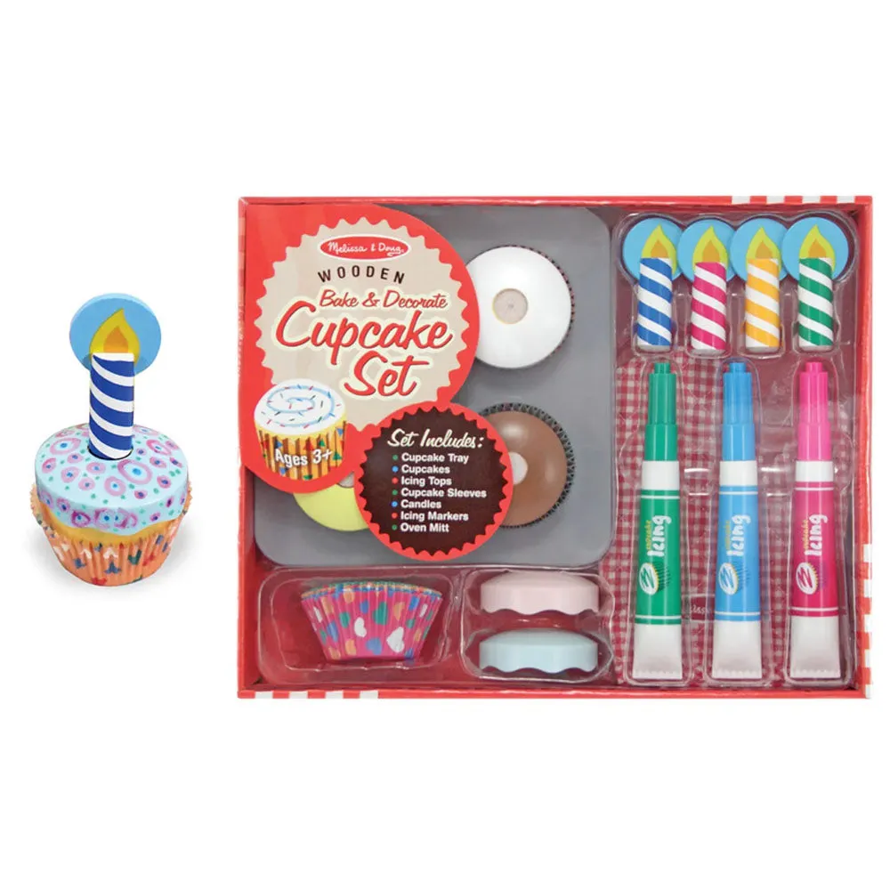 Melissa and Doug - Bake and Decorate Cupcake Set