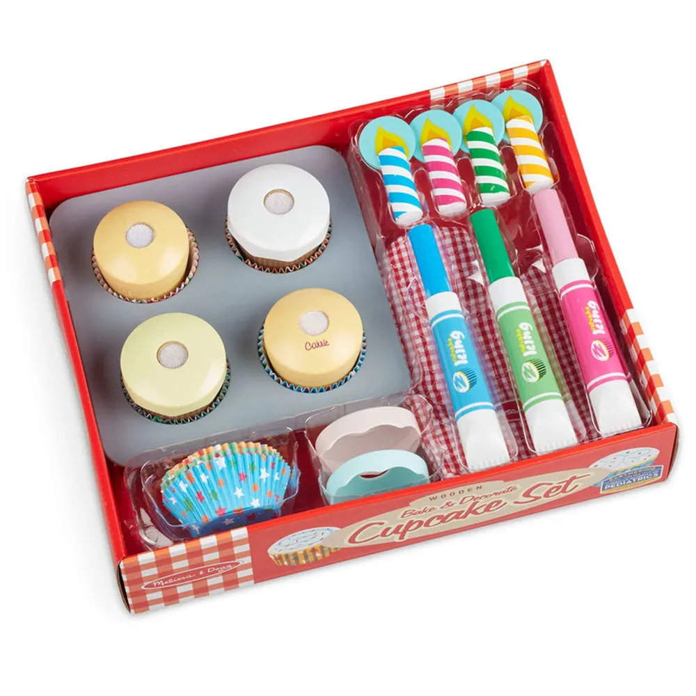Melissa and Doug - Bake and Decorate Cupcake Set