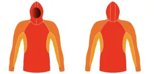 MEN AND WOMEN CUSTOM SNORKEL HOODIE LONG SLEEVE RASH GUARD