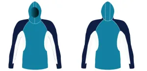 MEN AND WOMEN CUSTOM SNORKEL HOODIE LONG SLEEVE RASH GUARD