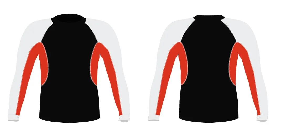 MEN AND WOMEN CUSTOM SNORKEL LONG SLEEVE RASH GUARD