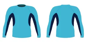 MEN AND WOMEN CUSTOM SNORKEL LONG SLEEVE RASH GUARD
