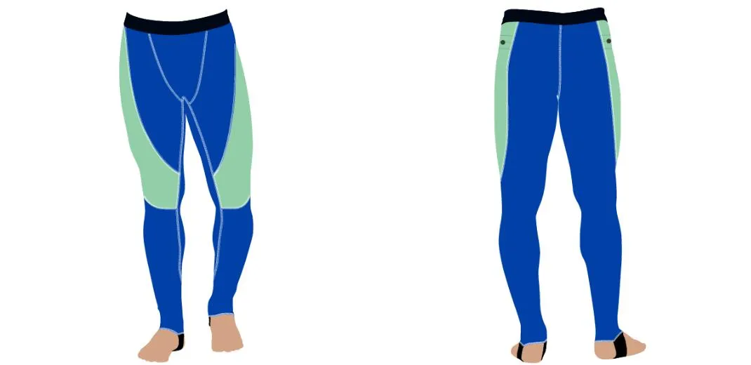 Men's Custom Snorkel Stirrup Swim Legging
