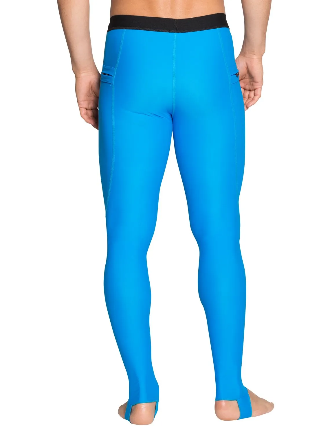 Men's Snorkel Stirrup Swim Legging - Black