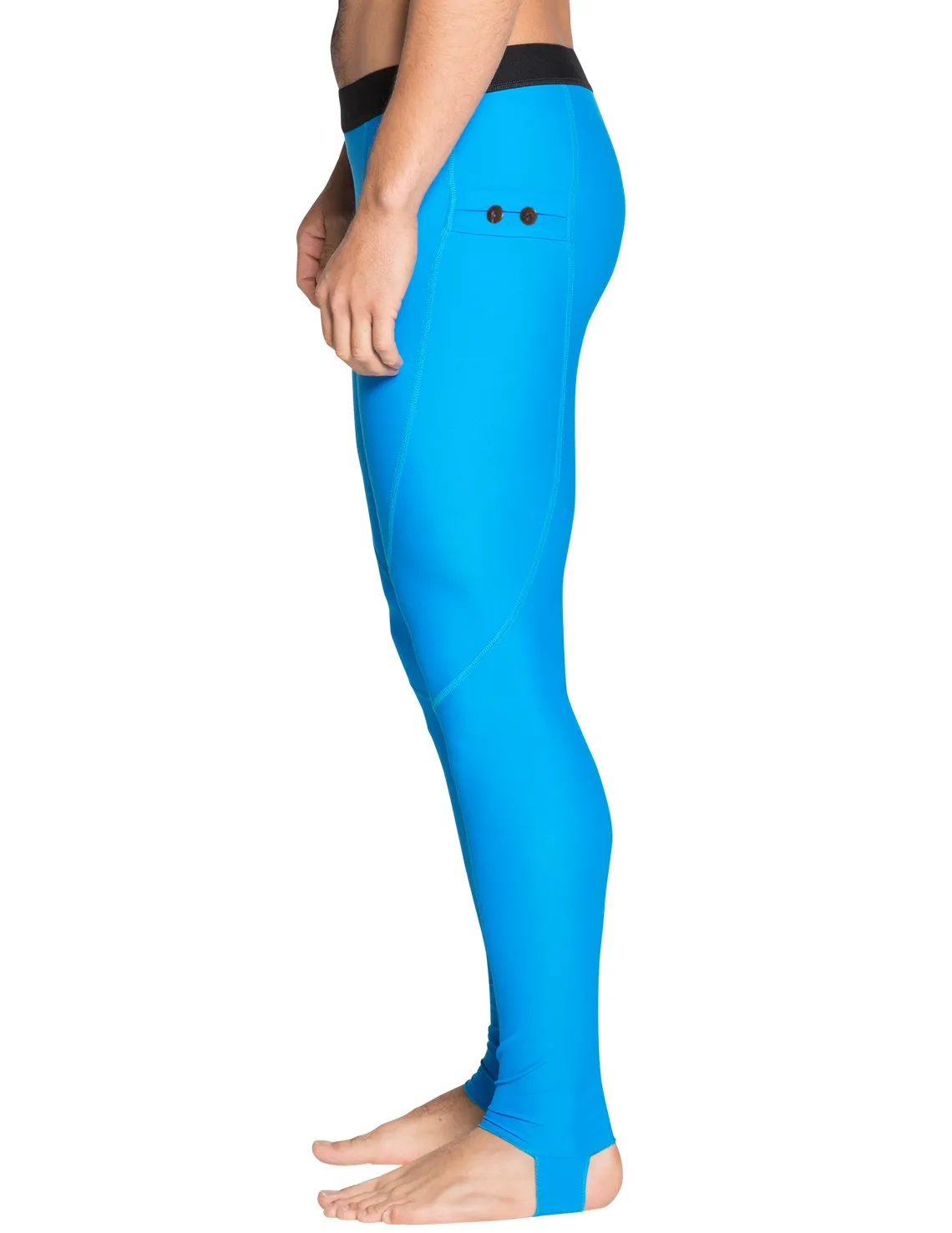Men's Snorkel Stirrup Swim Legging - Black