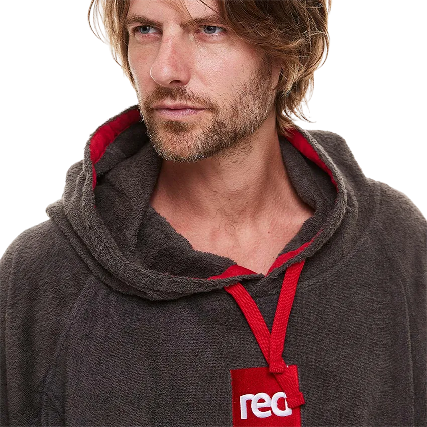 Men's Towelling Change Robe - Grey