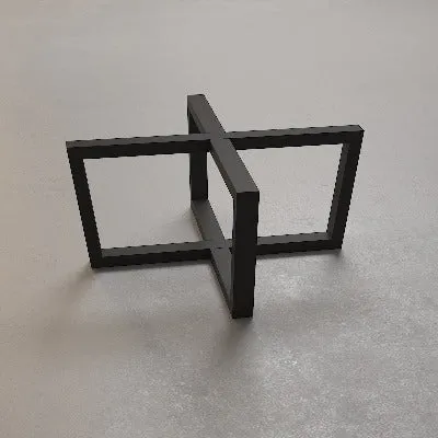 Metal Coffee Table Base for 48 inch Square Marble, Glass and Wood Tables