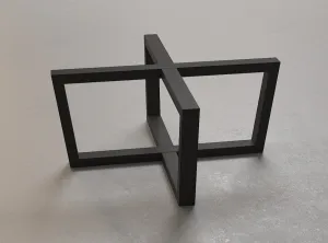 Metal Coffee Table Base for 48 inch Square Marble, Glass and Wood Tables
