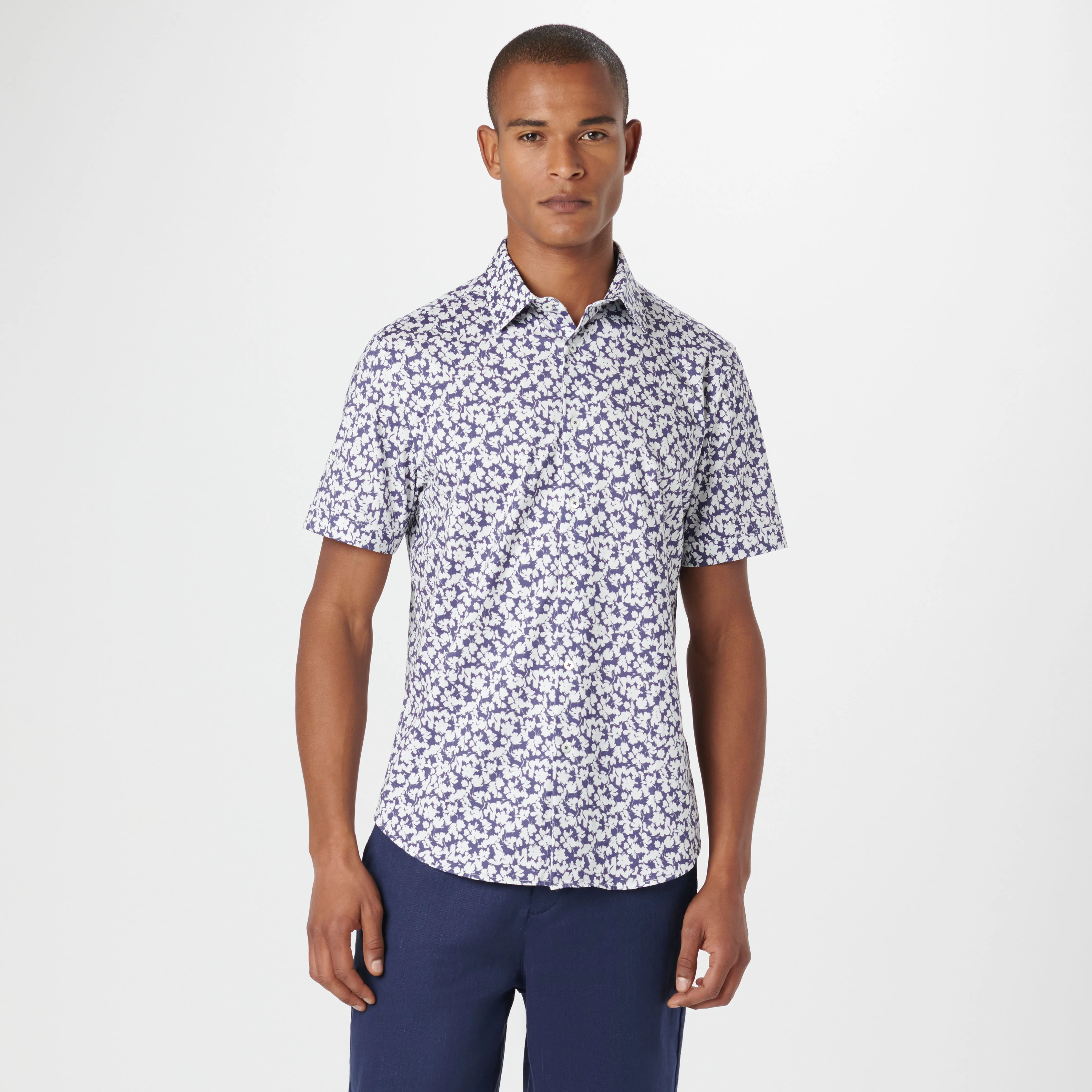 Miles Floral OoohCotton Short Sleeve Shirt