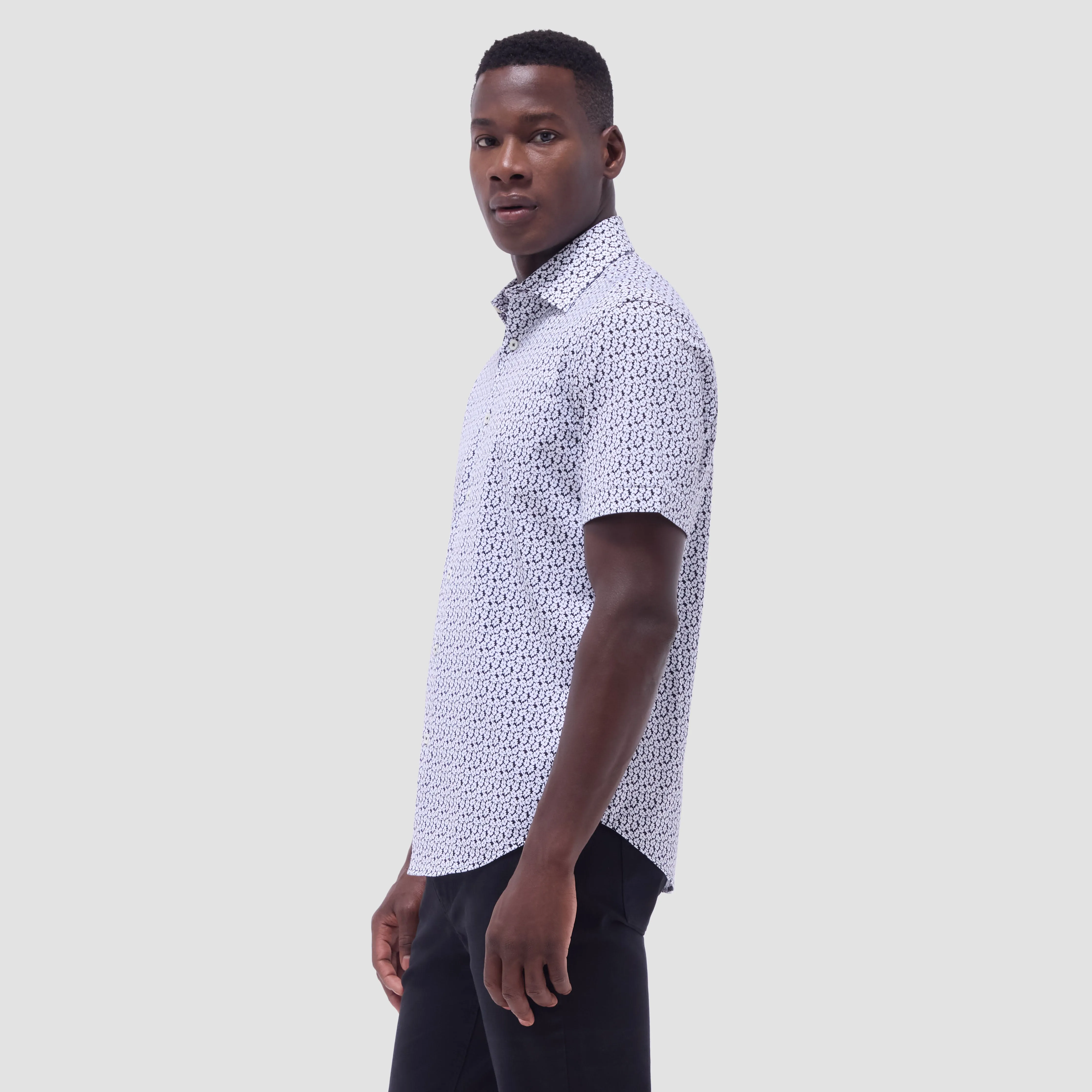 Miles Floral OoohCotton Short-Sleeve Shirt