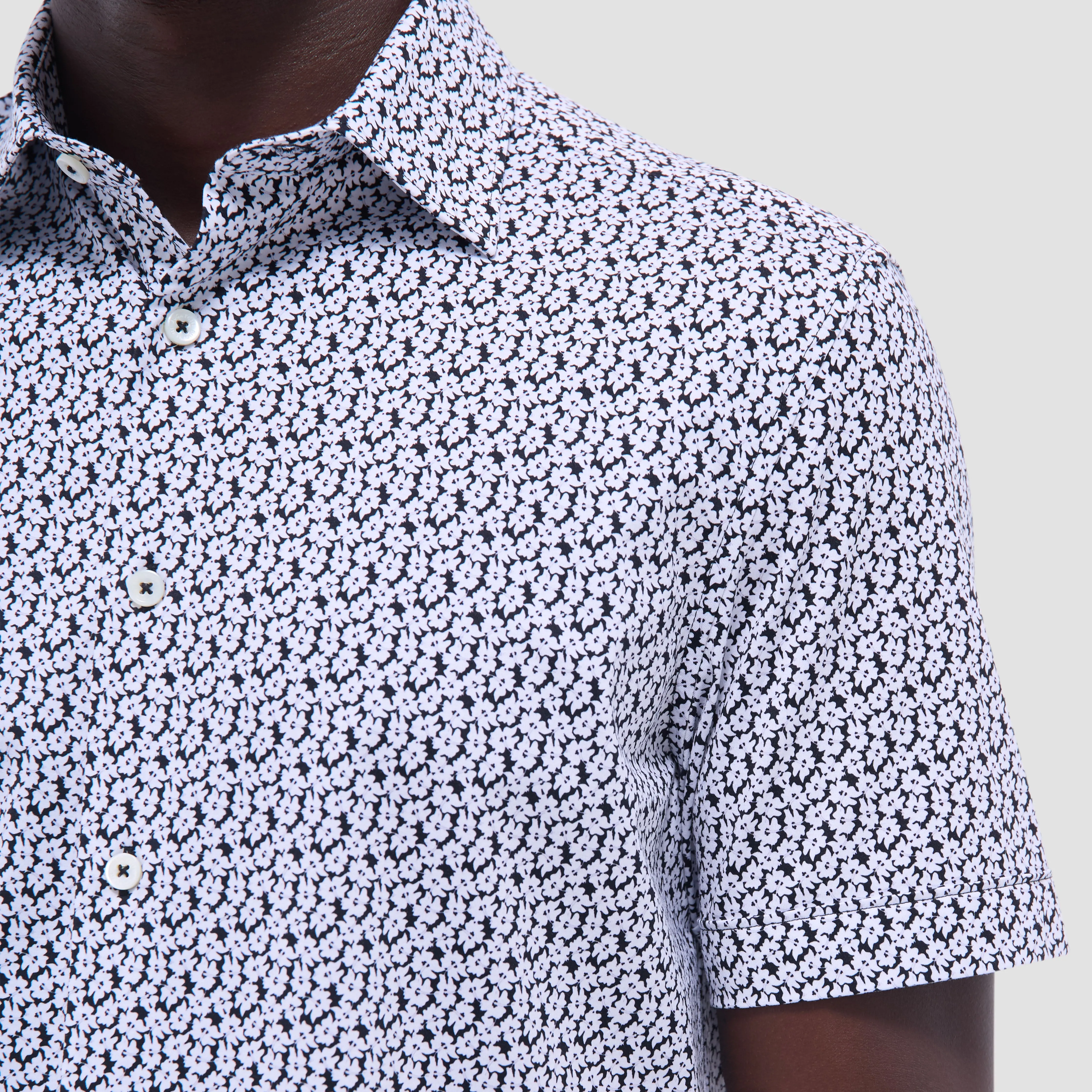 Miles Floral OoohCotton Short-Sleeve Shirt