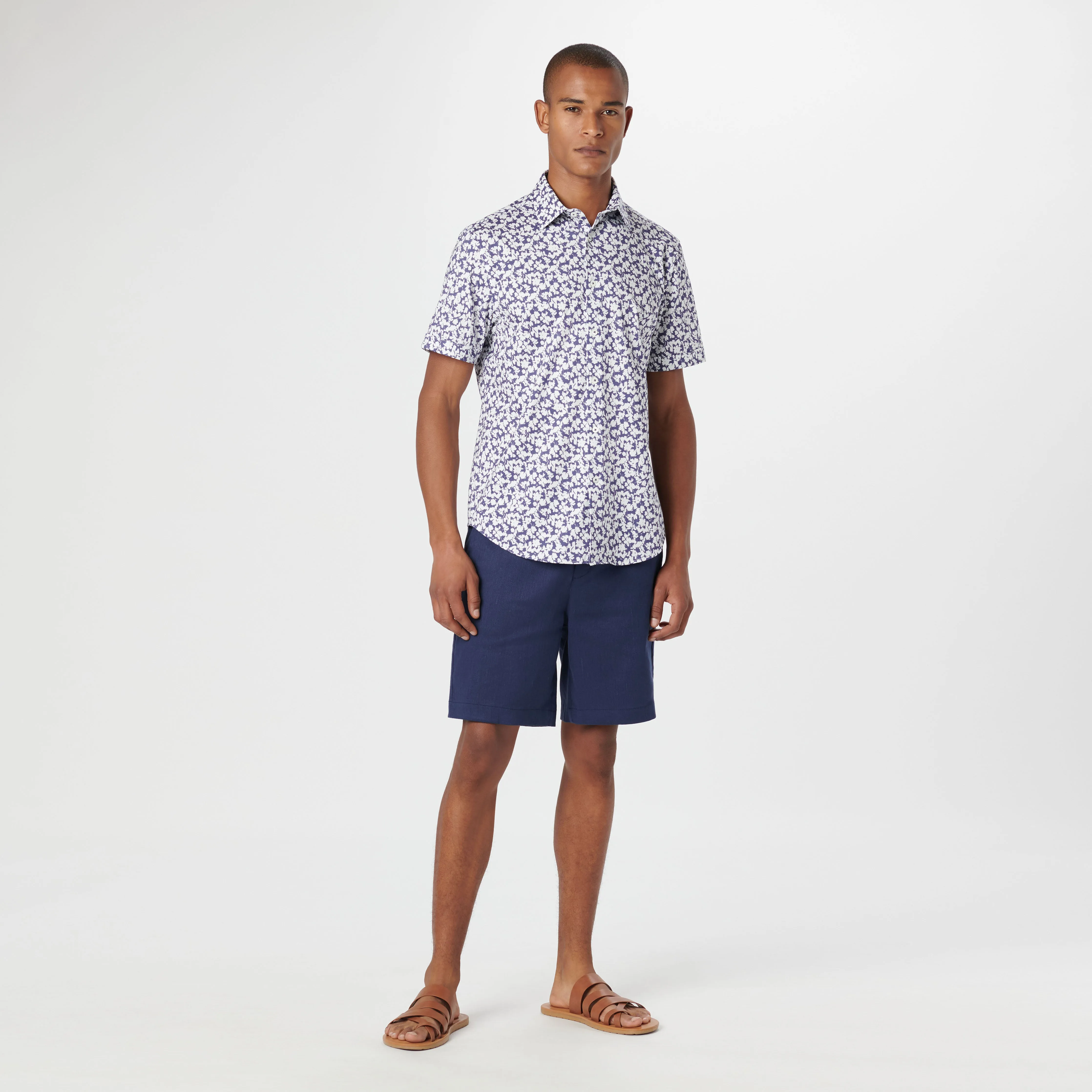 Miles Floral OoohCotton Short Sleeve Shirt