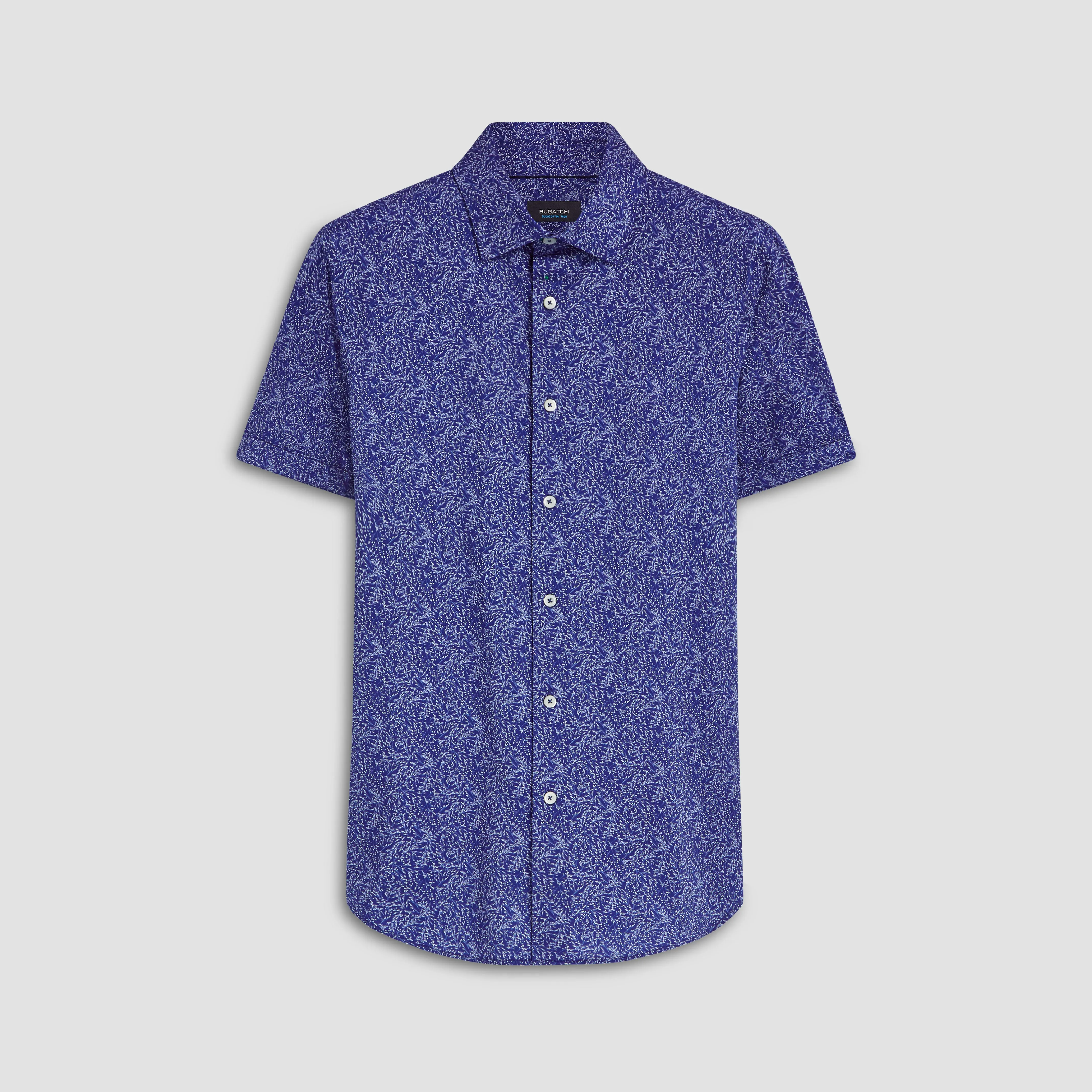 Miles Floral Print OoohCotton Short Sleeve Shirt