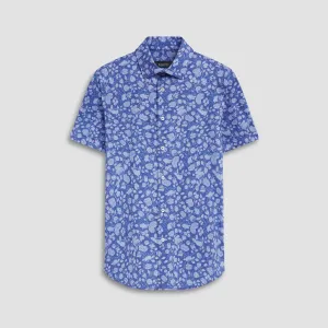 Miles Floral Print OoohCotton Short Sleeve Shirt