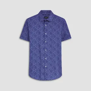Miles Floral Print OoohCotton Short Sleeve Shirt