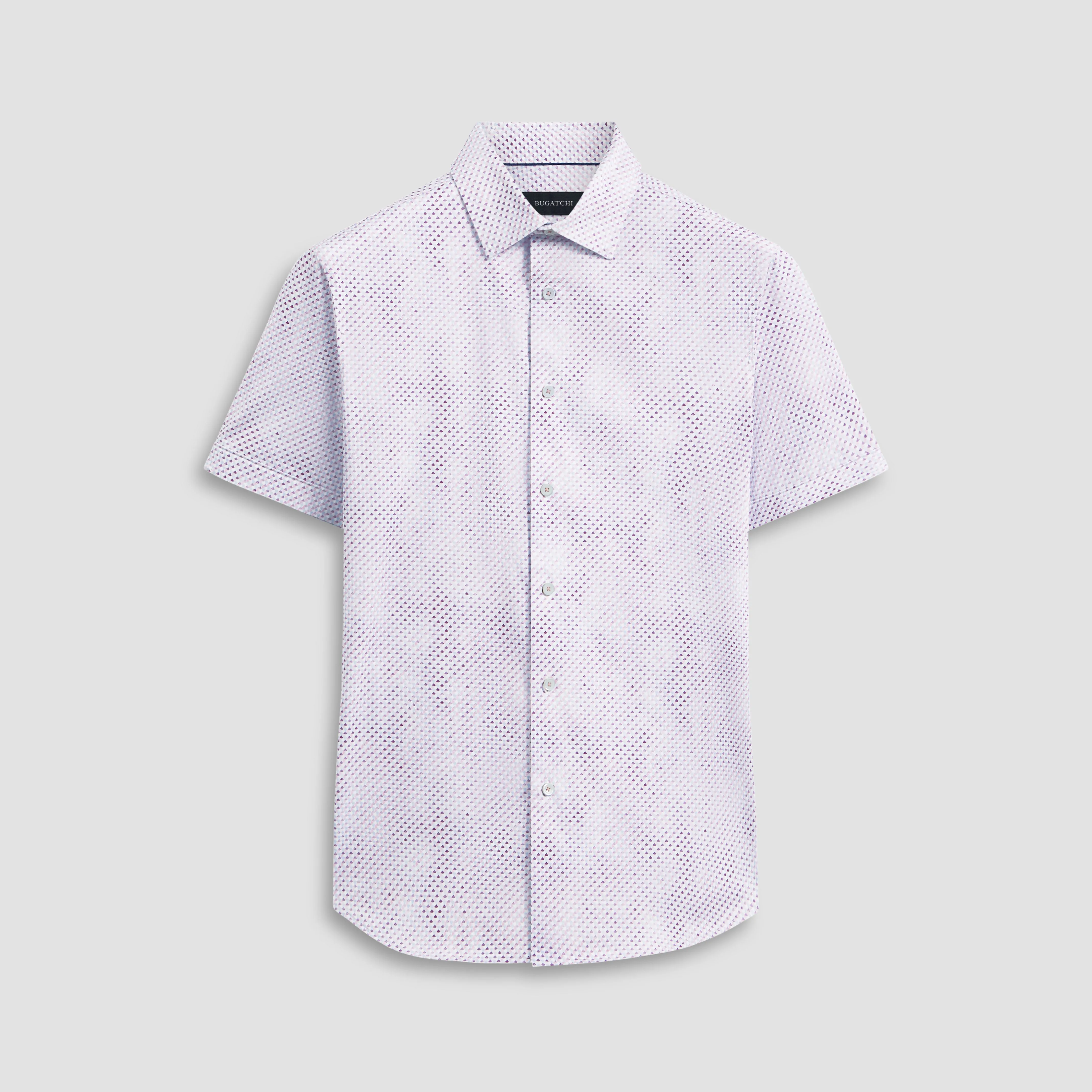 Miles Geometric OoohCotton Short Sleeve Shirt