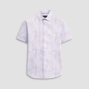 Miles Geometric OoohCotton Short Sleeve Shirt