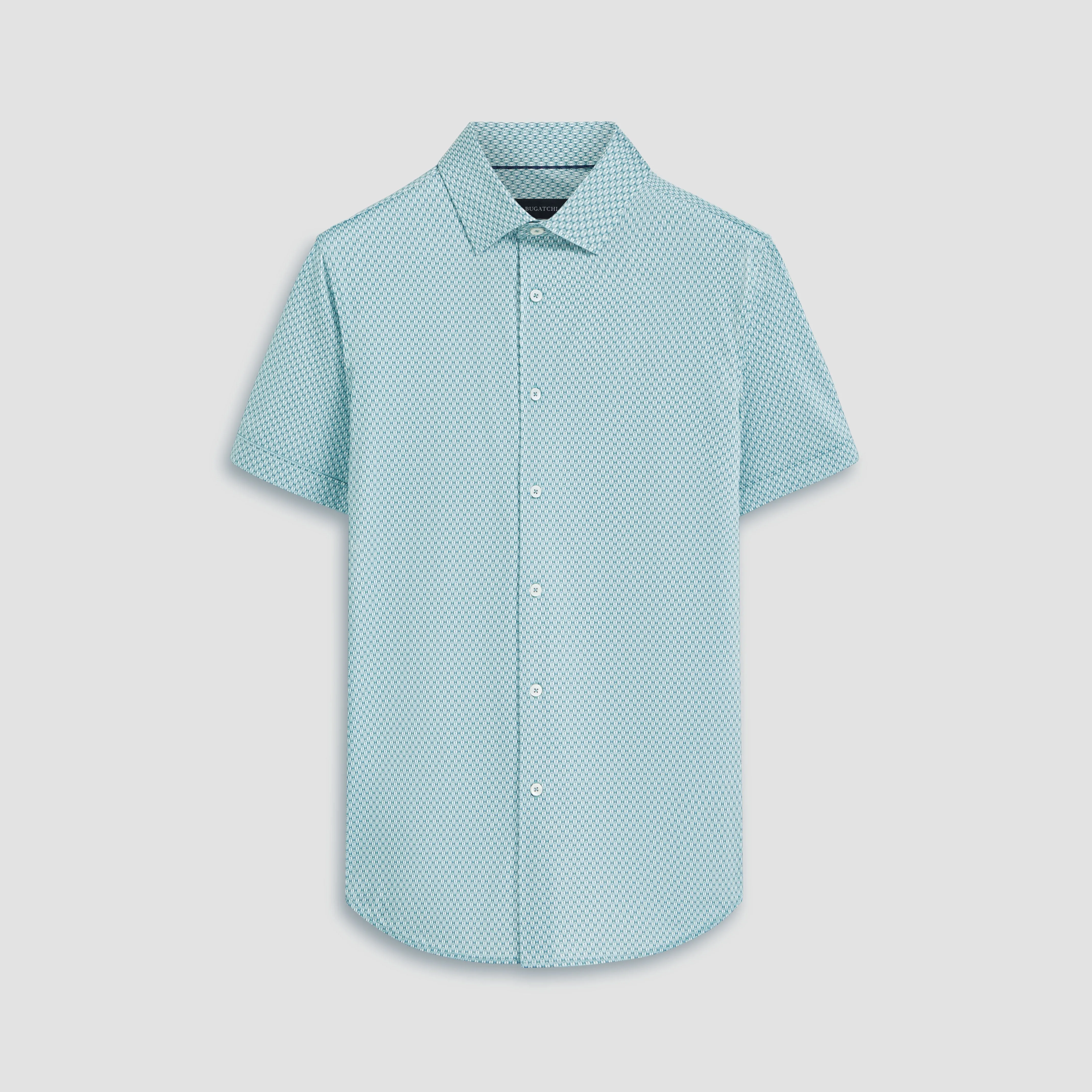 Miles Geometric OoohCotton Short Sleeve Shirt