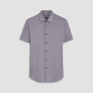 Miles Geometric Print OoohCotton Short Sleeve Shirt
