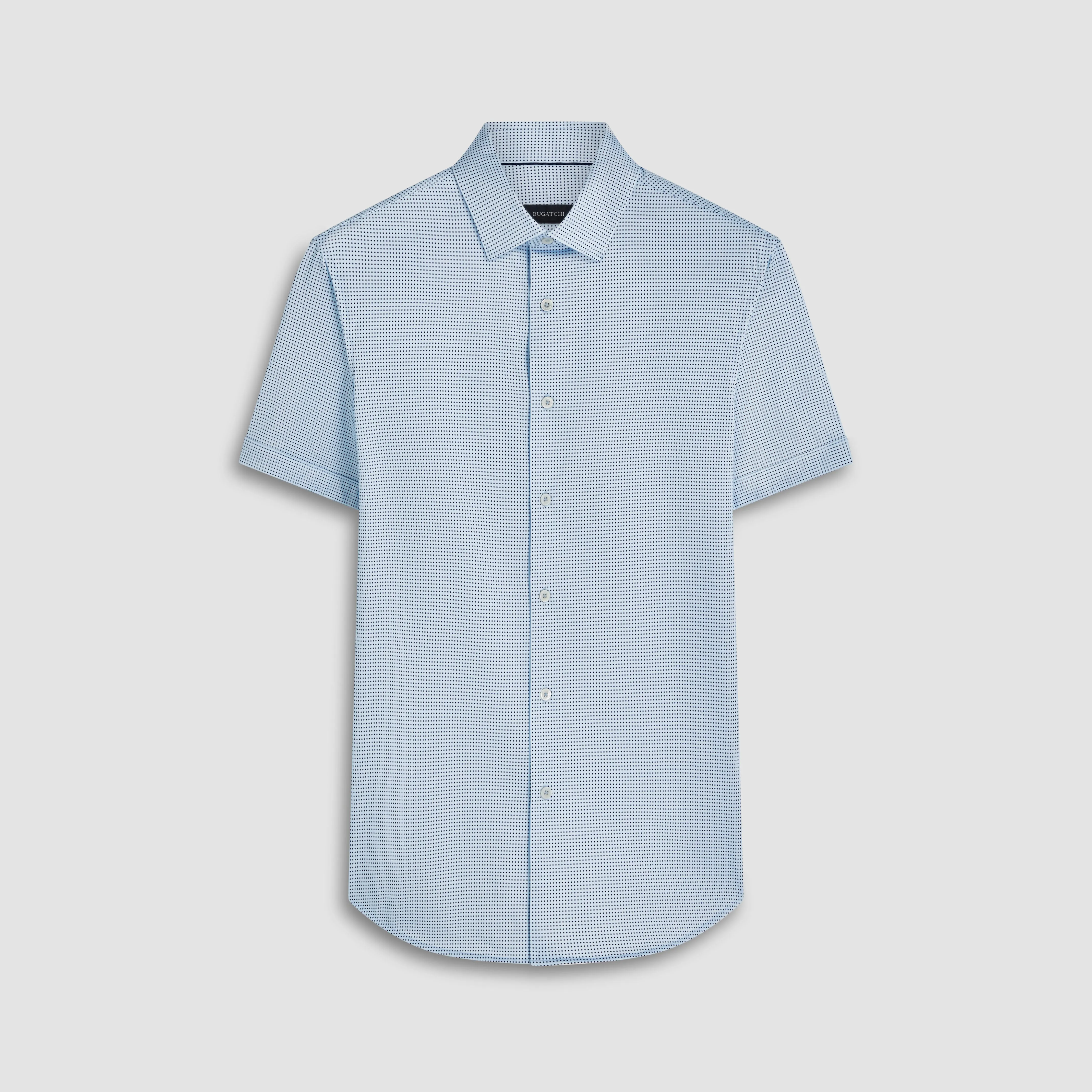 Miles Pin Dot OoohCotton Short Sleeve Shirt