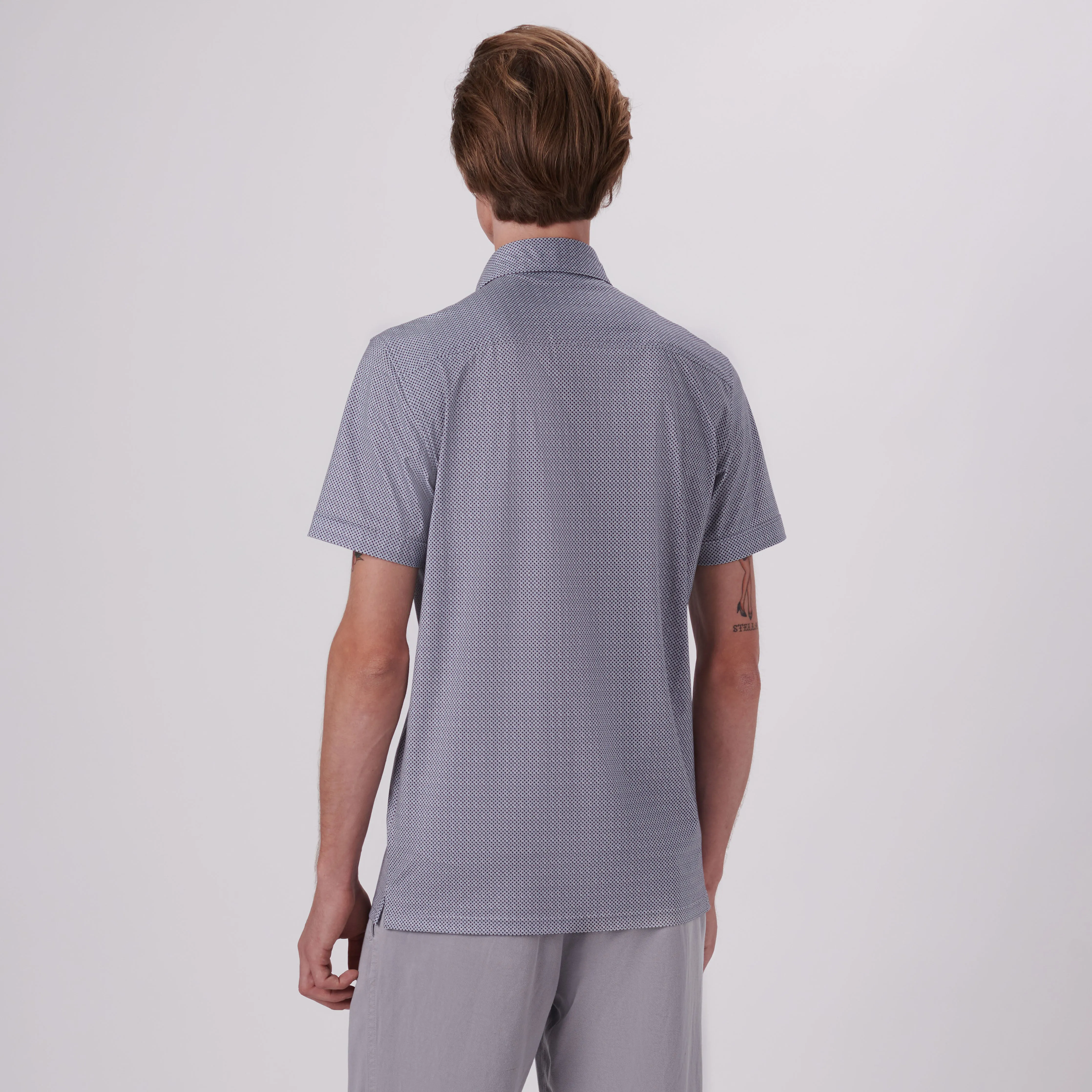 Milo Abstract Print OoohCotton Short Sleeve Shirt