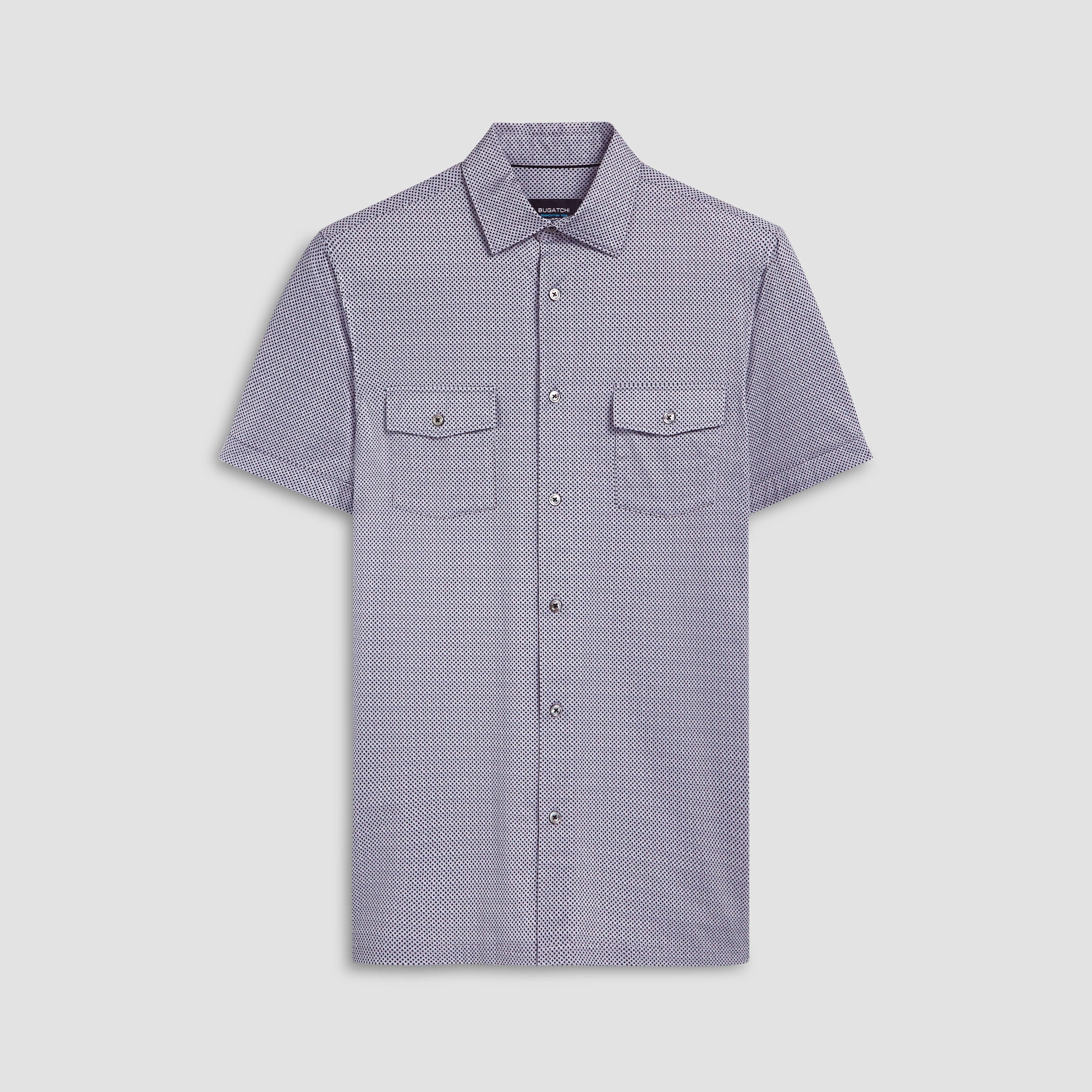 Milo Abstract Print OoohCotton Short Sleeve Shirt