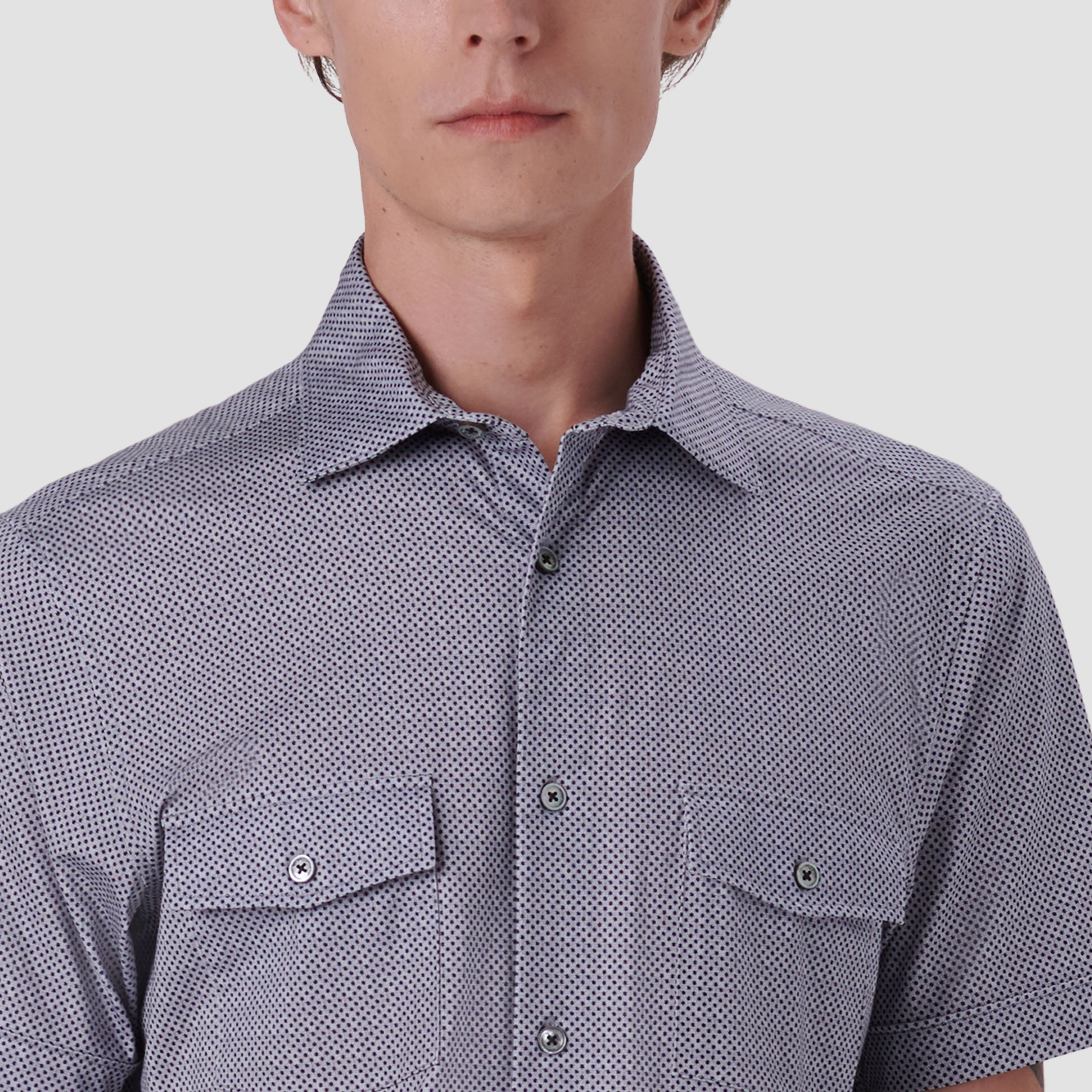 Milo Abstract Print OoohCotton Short Sleeve Shirt