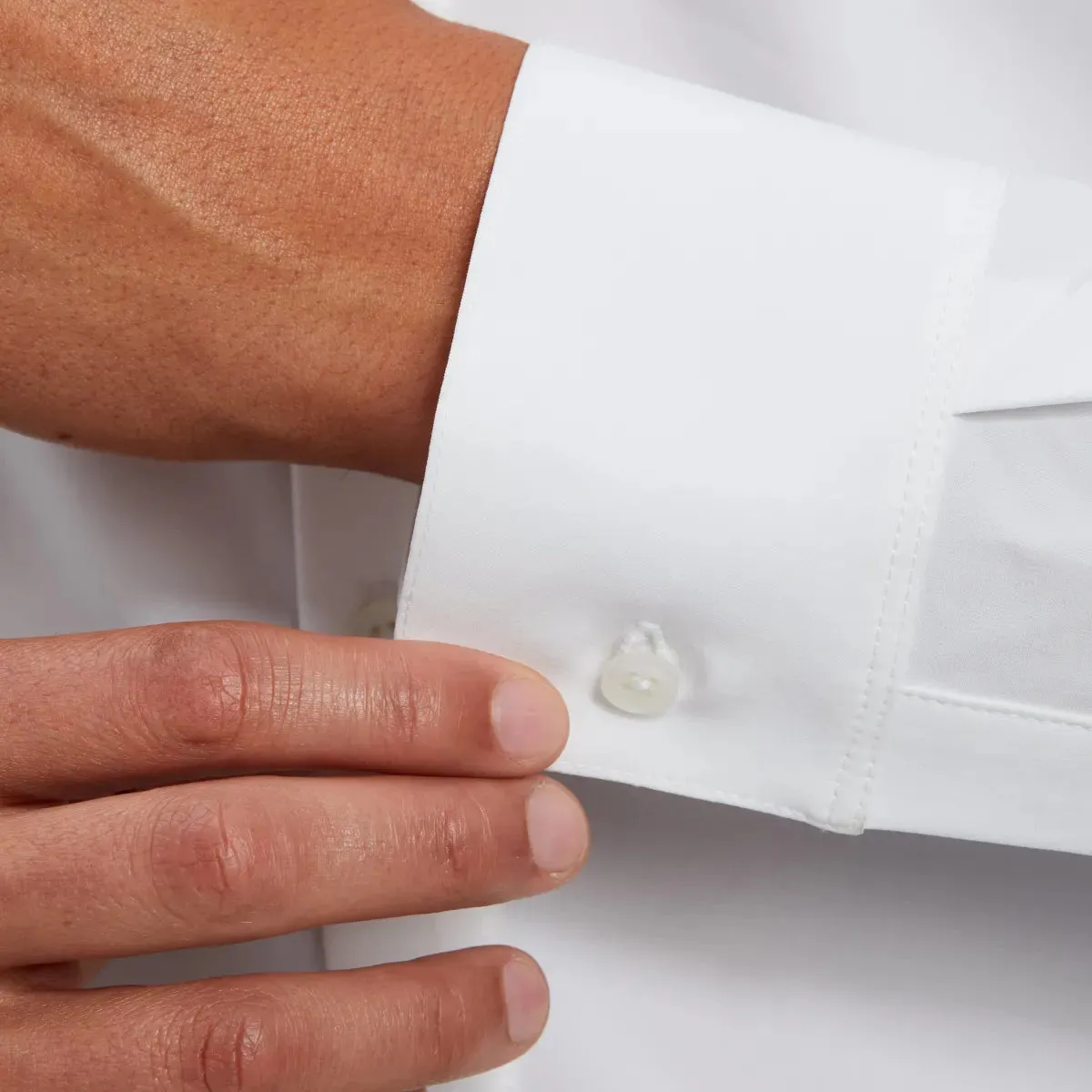 Mizzen   Main Leeward Dress Shirt - White