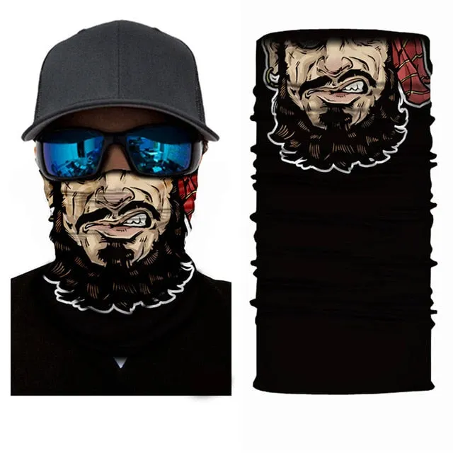Motorcycle Motocross Cycling Face Shield, Unisex