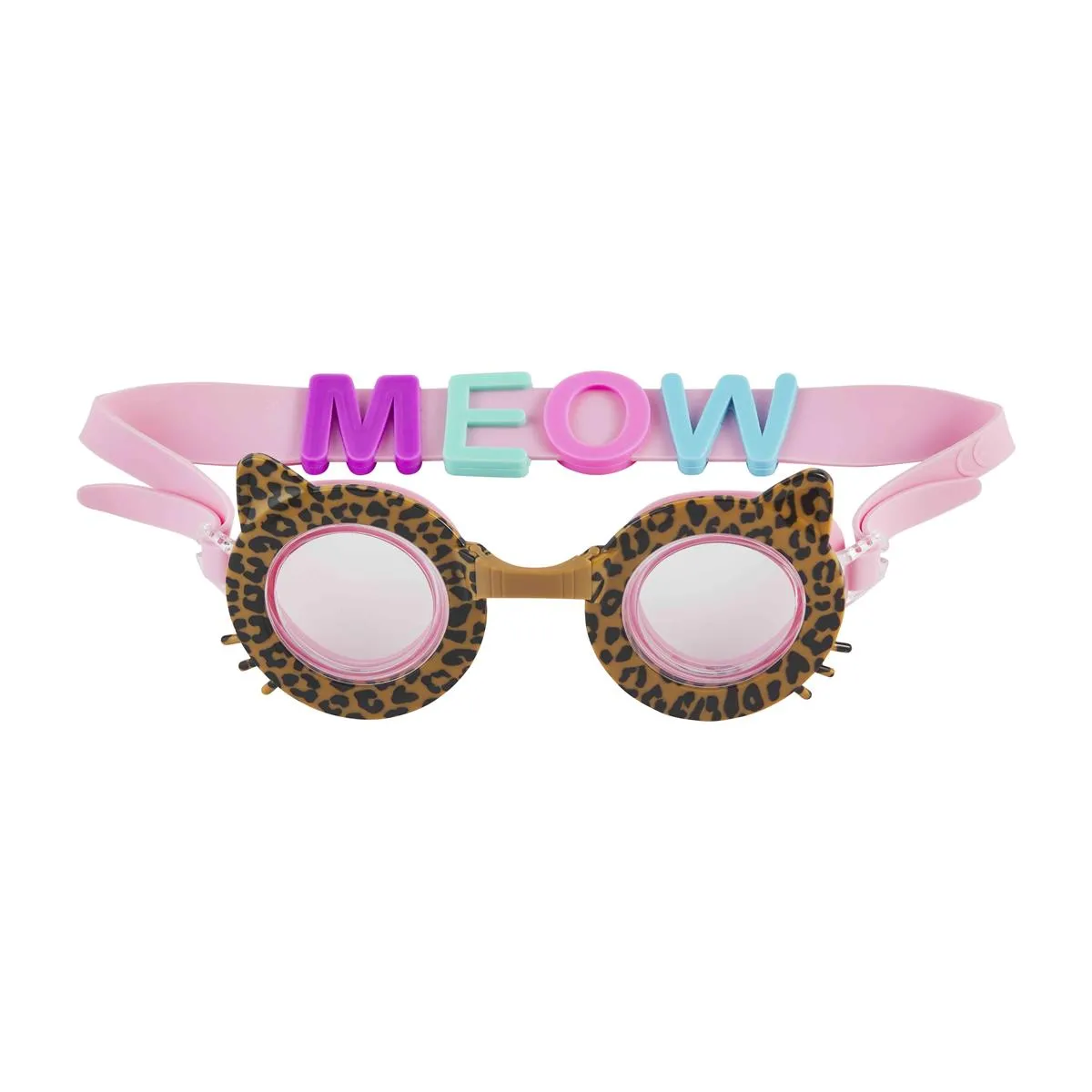 Mud Pie Silicone Character Swim Goggles - Girls
