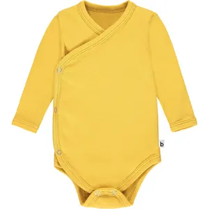 Mustard Long Sleeve Kimono Bodysuit