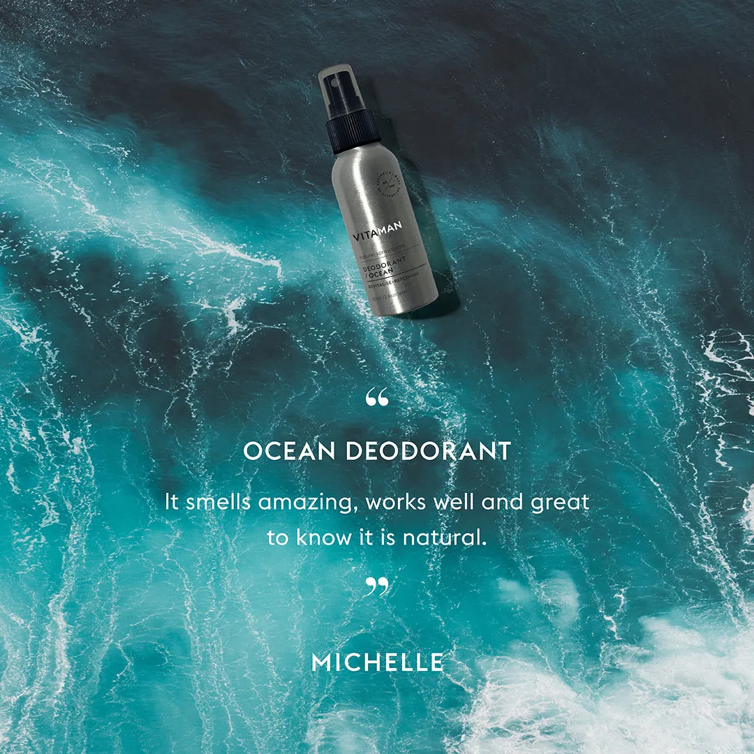 Natural Body Spray - Ocean 3.4 FL OZ