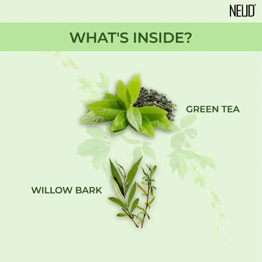 NEUD Green Tea Facial Mist Spray For Youthful and Hydrated Skin - 100ml