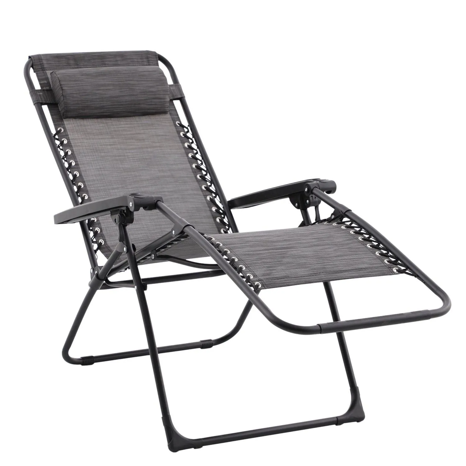 New Mainstays Zero Gravity Chair in Black! All weather design! Kick back & relax, it doesn't get any more comfortable & relaxing than this!