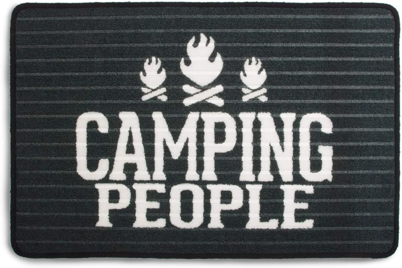New Pavilion Gift Company We People Floor Mat "Camping People"