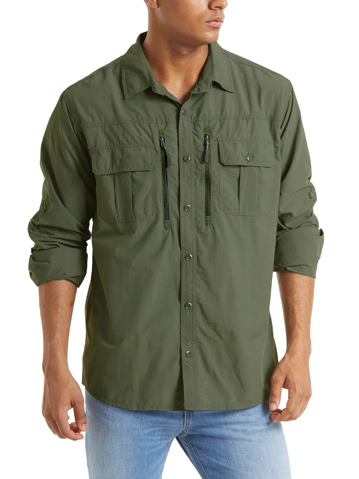 Nova Camisa Outdoor Premium Manga Longa com Proteção Solar UV 50 Super Confortável