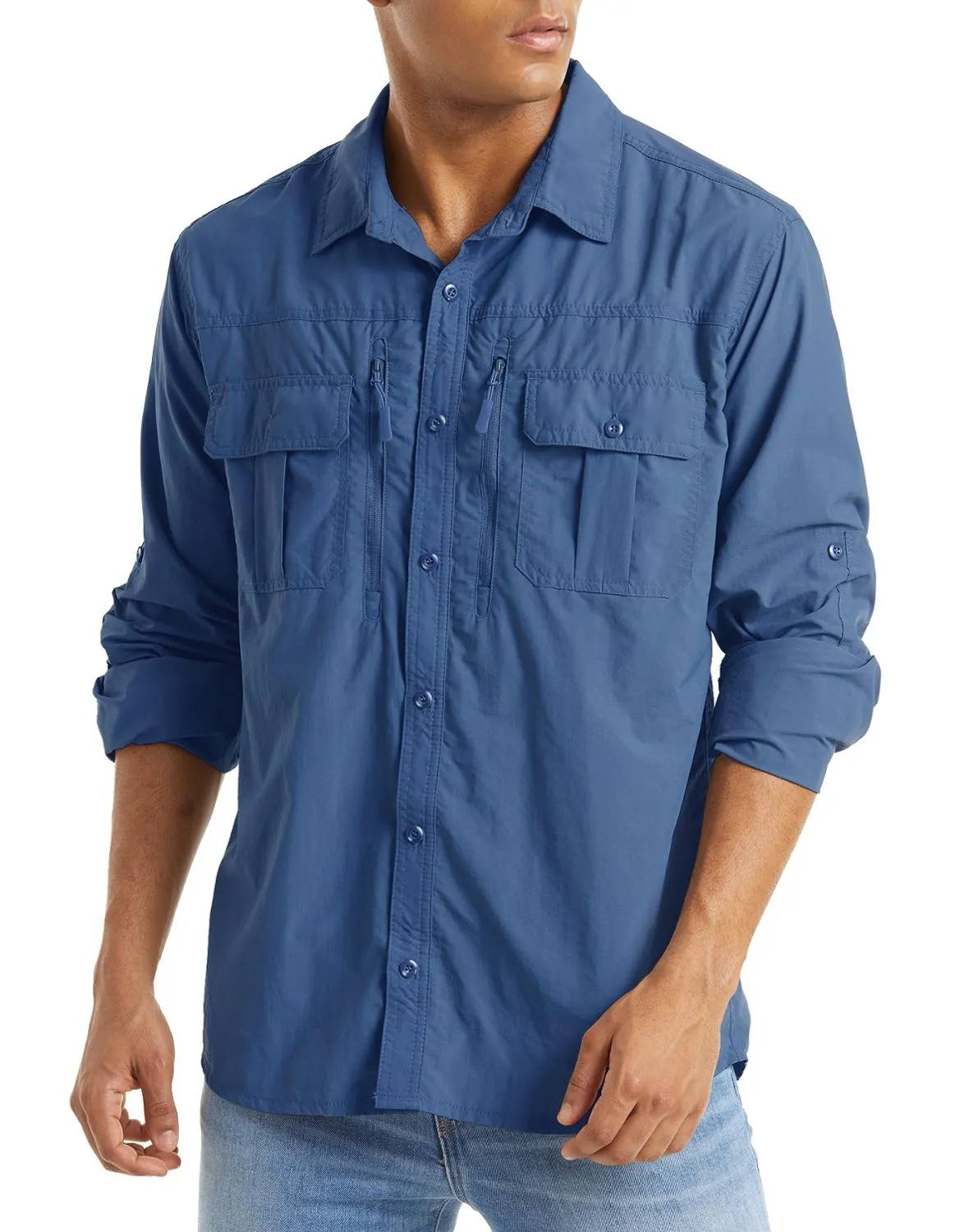 Nova Camisa Outdoor Premium Manga Longa com Proteção Solar UV 50 Super Confortável