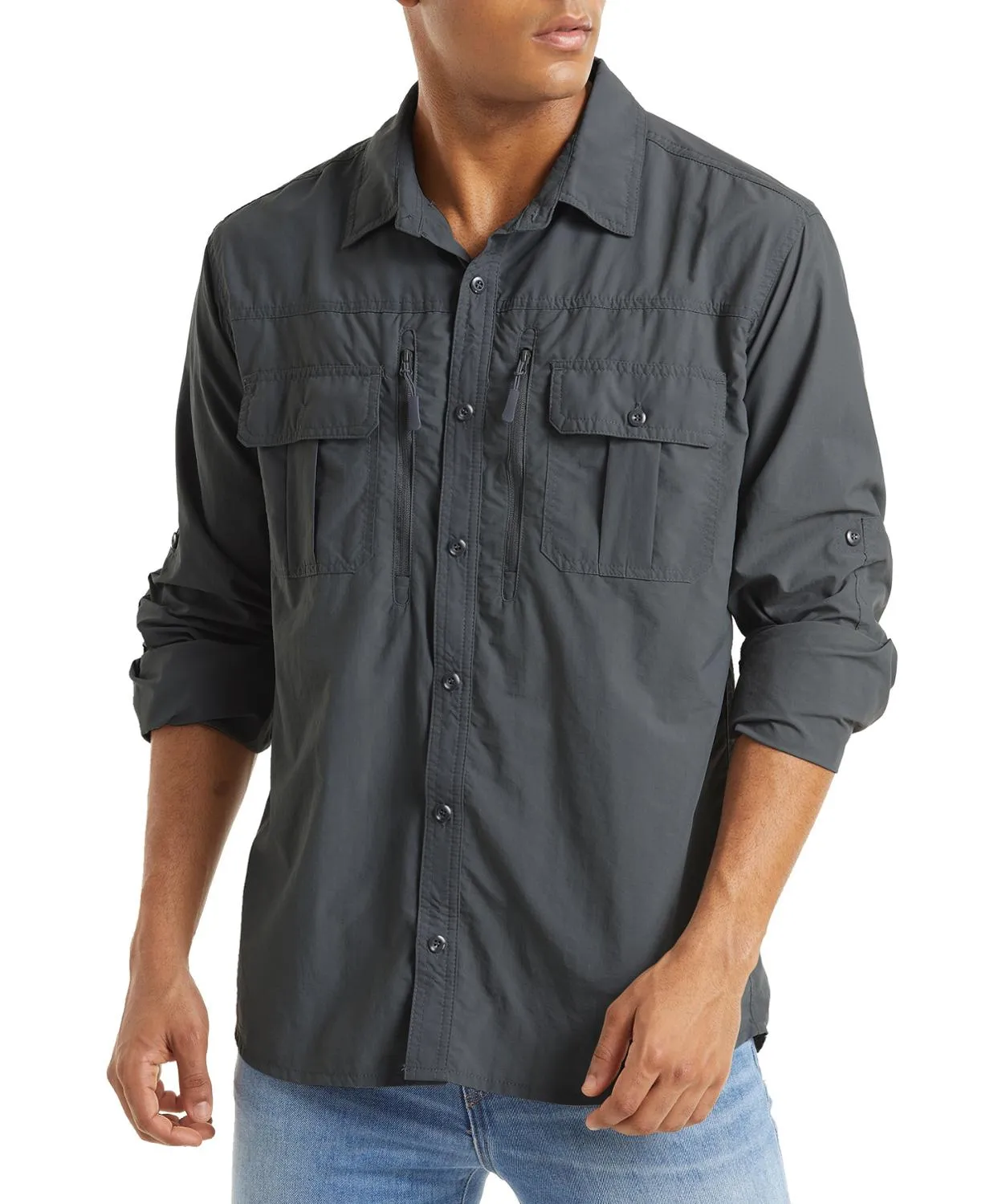 Nova Camisa Outdoor Premium Manga Longa com Proteção Solar UV 50 Super Confortável
