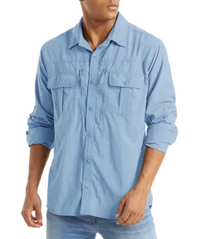 Nova Camisa Outdoor Premium Manga Longa com Proteção Solar UV 50 Super Confortável