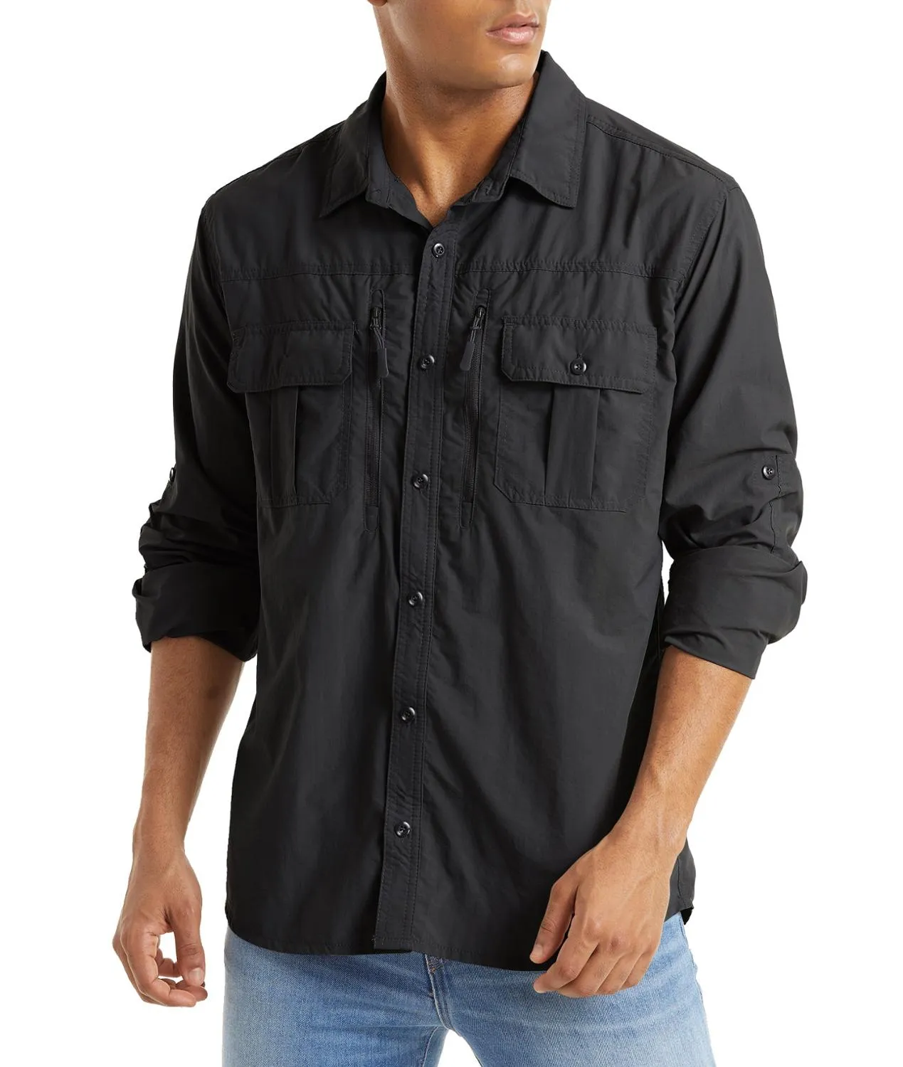 Nova Camisa Outdoor Premium Manga Longa com Proteção Solar UV 50 Super Confortável