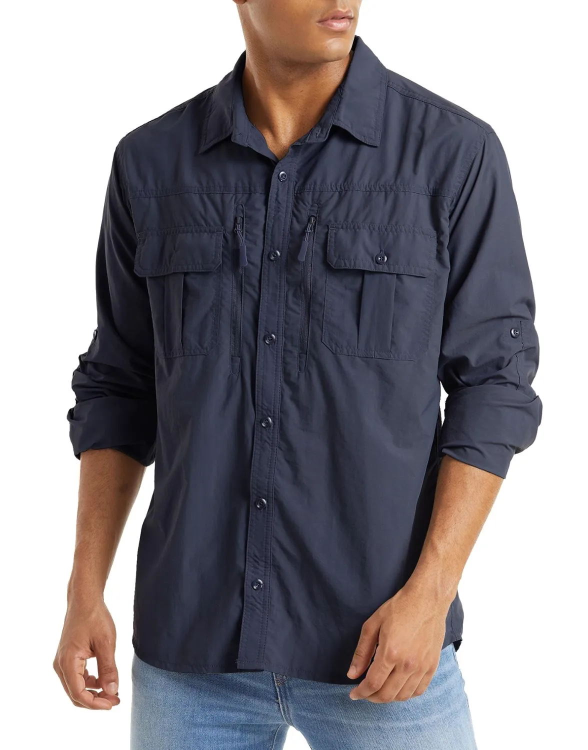 Nova Camisa Outdoor Premium Manga Longa com Proteção Solar UV 50 Super Confortável