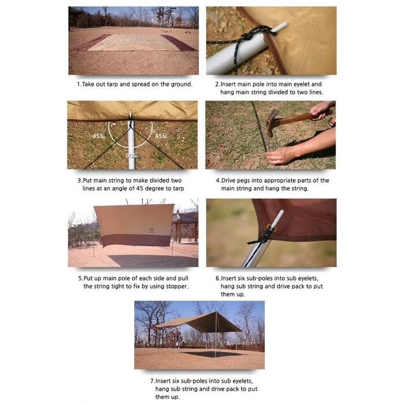 N.rit - Smart Tarp UV Blocking  (550 x 440 x 280)