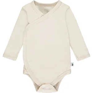 Oatmeal Long Sleeve Kimono Bodysuit - Retired